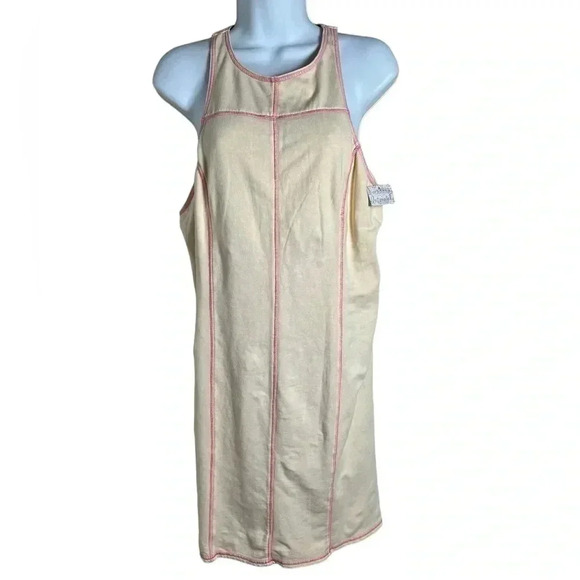 Free People pastel pink high neck mini - Picture 1 of 5